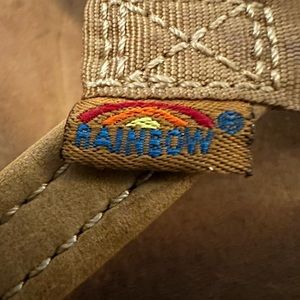 Rainbow flip flops only worn a couple of times